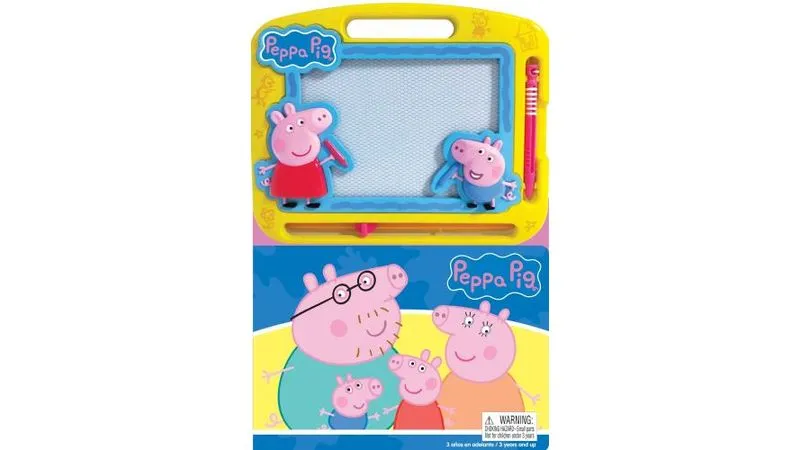 Libro con pizarra: peppa pig 