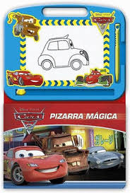 Libro con pizarra: cars