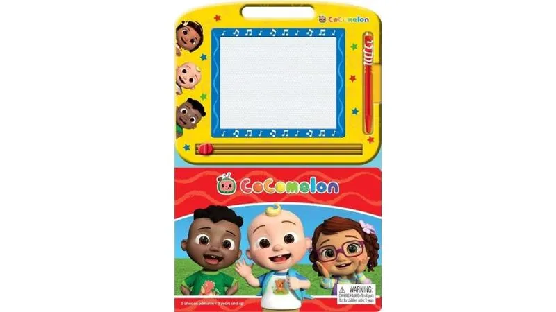 Libro con pizarra: cocomelon