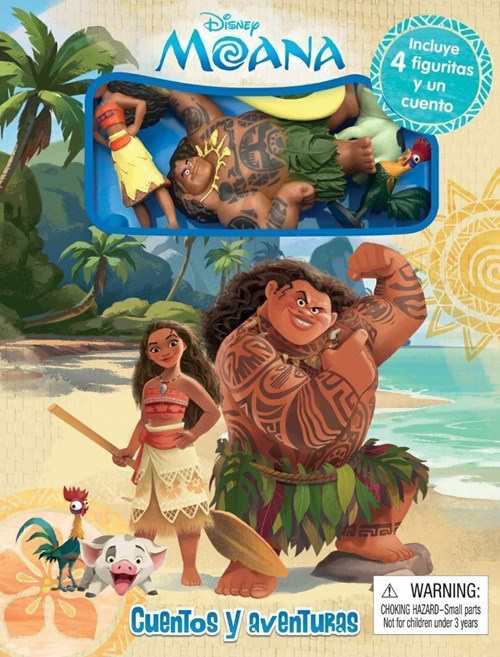 Libro de cuentos y aventuras "moana"