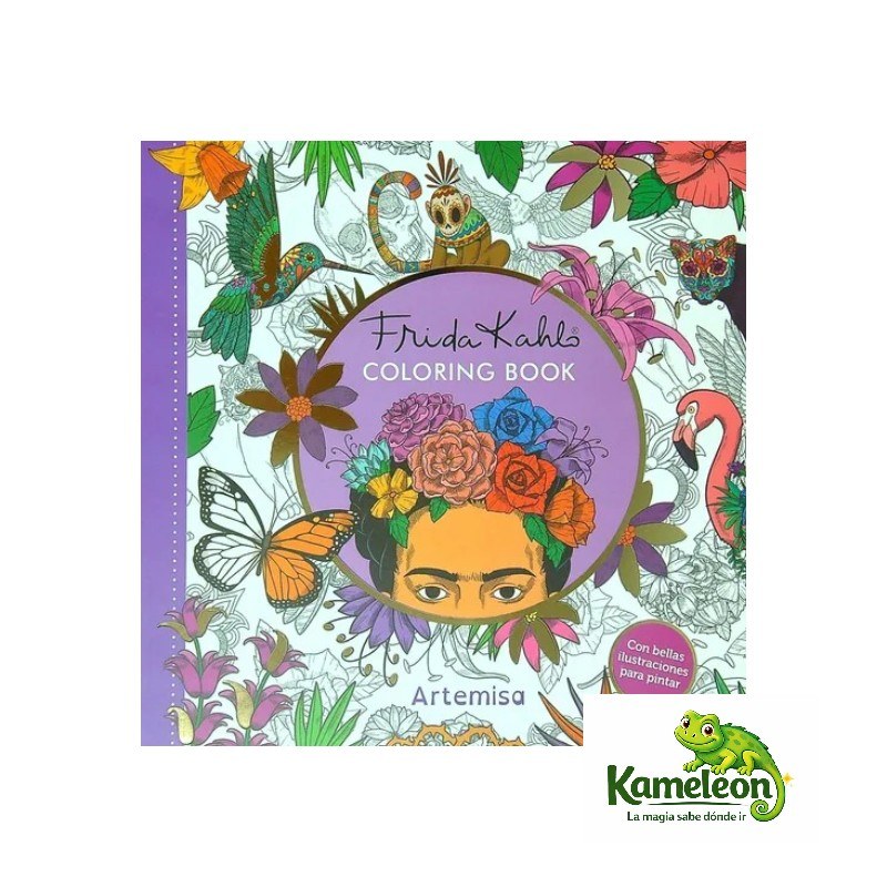 Coloring book: Frida kahlo
