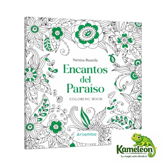 Coloring book: Encantos del paraiso