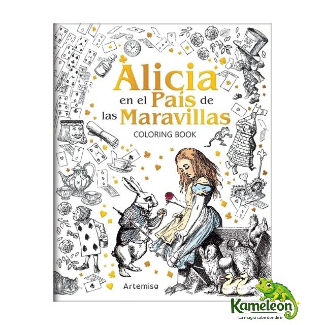 Coloring book: Alicia en el pais de las maravillas