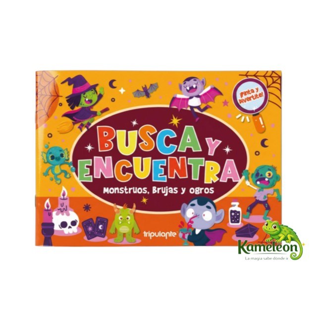 Busca y encuentra: Monstruos, brujas y ogros