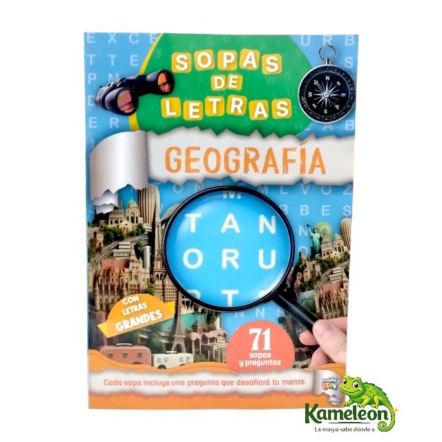 Sopa de letras: Geografia