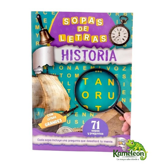 Sopa de letras: historia