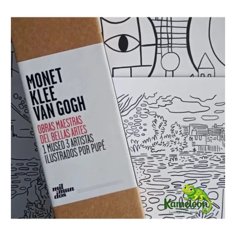 LAMINA MIL MUNDOS MONET KLEE VAN GOGH