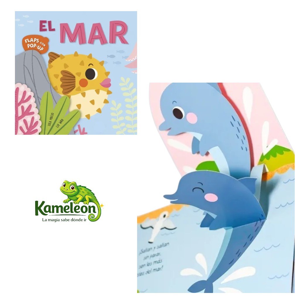 Flaps con pop-up: El mar