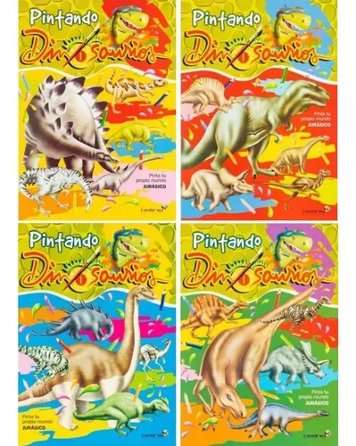 Libro "pintando dinosaurios"