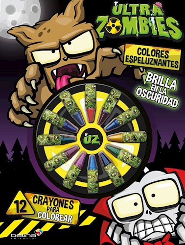 Libro "ultra zombies colores espeluznantes"