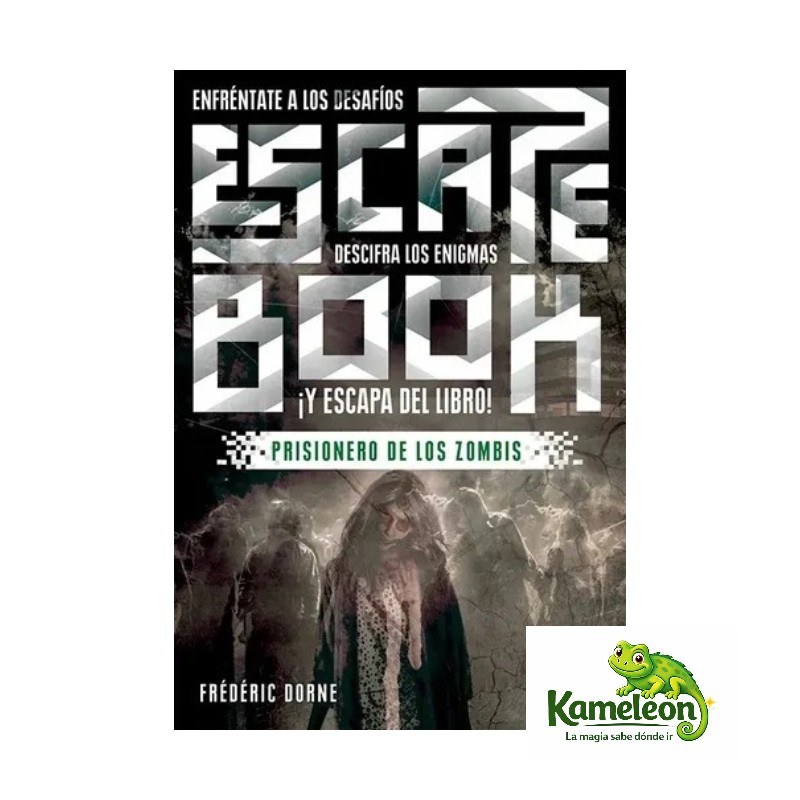 Libro escape book prisionero de los zombies