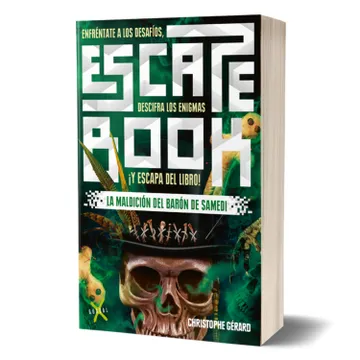 Libro escape book "la maldicion del baron samedi" 