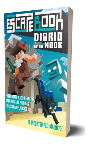 Libro escape book diario de un noob "el mega templo maldito" 
