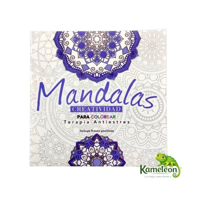 Libro "mandalas"  terapia antiestres creatividad