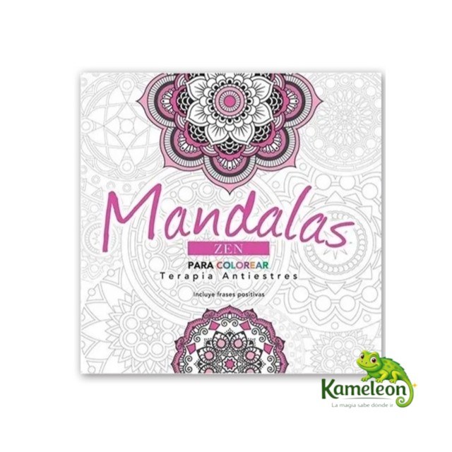 Libro "mandalas" terapia antiestres zen