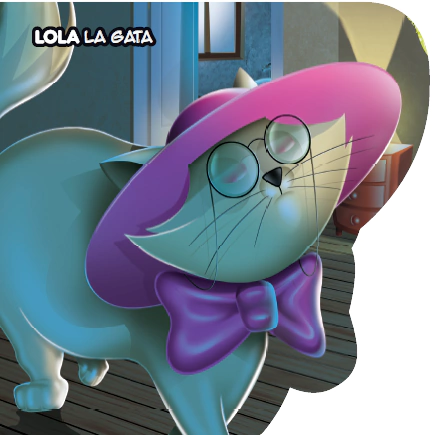 Libro animales troquelados: lola la gata