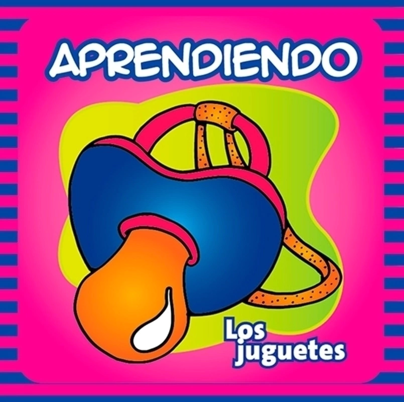 Libro de cuento tela aprendiendo los juguetes 