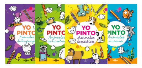 Libro yo pinto animales de la granja