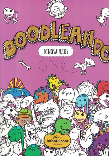 Libro doodleando dinosaurios
