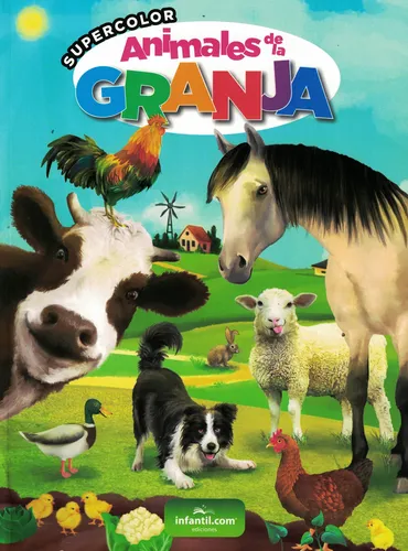 Libro supercolor animales de la granja