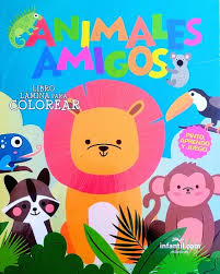 Libro lamina animales amigos