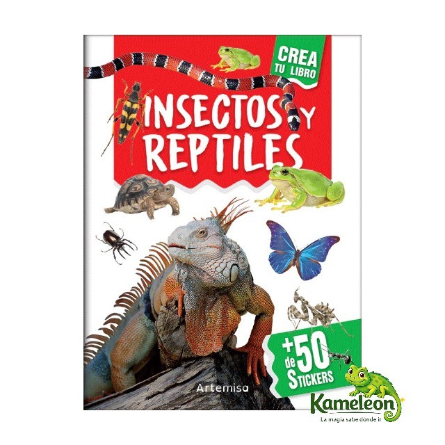 Crea tu libro: Insectos y reptiles