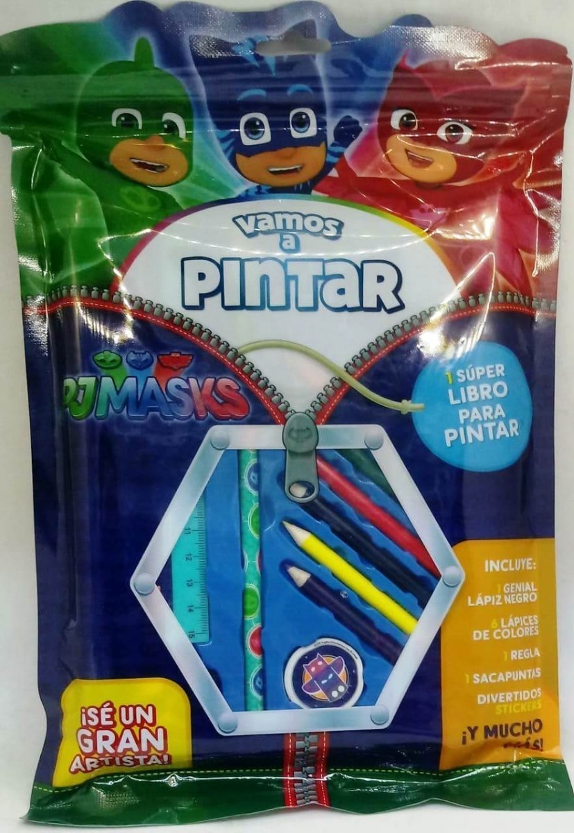 Vamos a pintar pjmasks