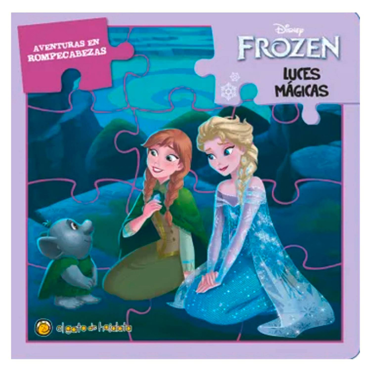 Mi primer libro con rompecabezas: frozen "luces magicas" 