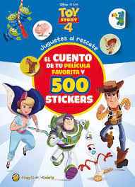 Libro mundo de stickers toy story 4 con 500 stickers