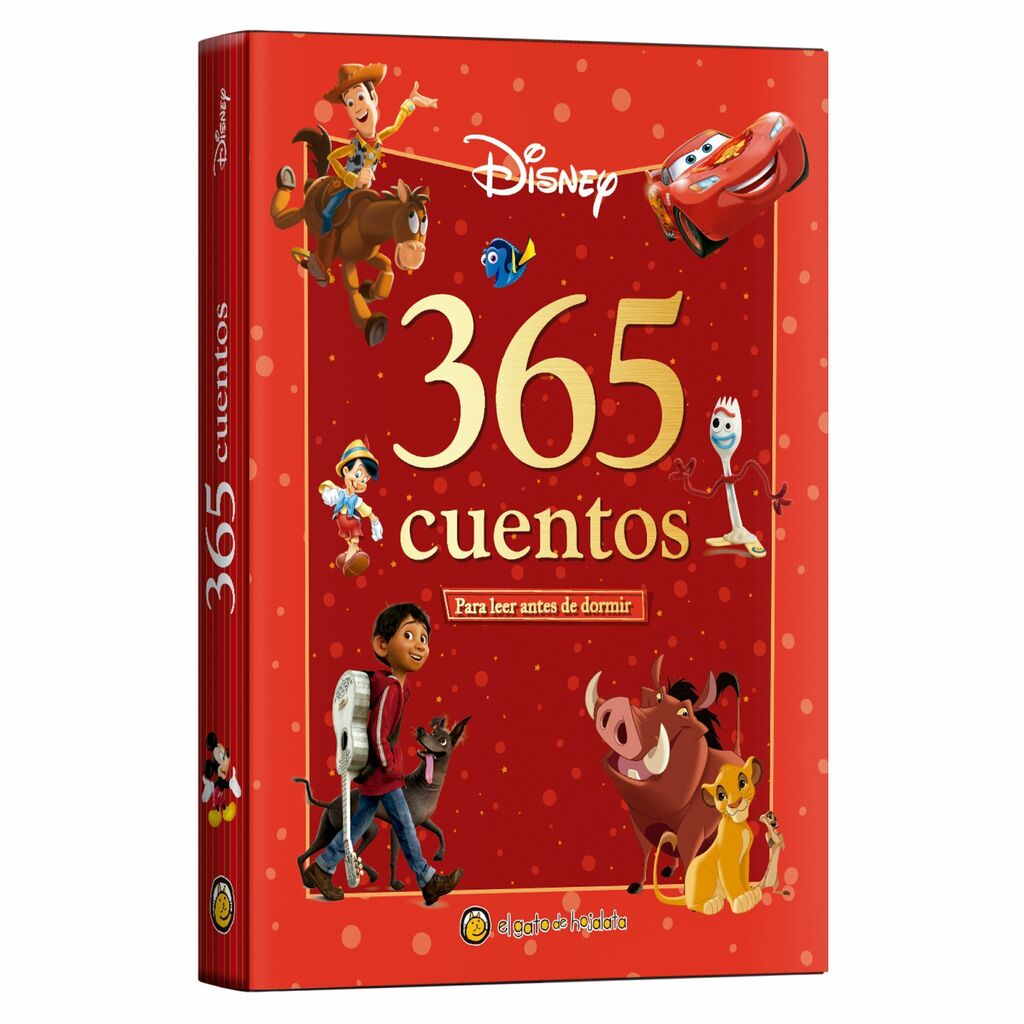 Libro 365 cuentos para leer antes de dormir (tapa roja)