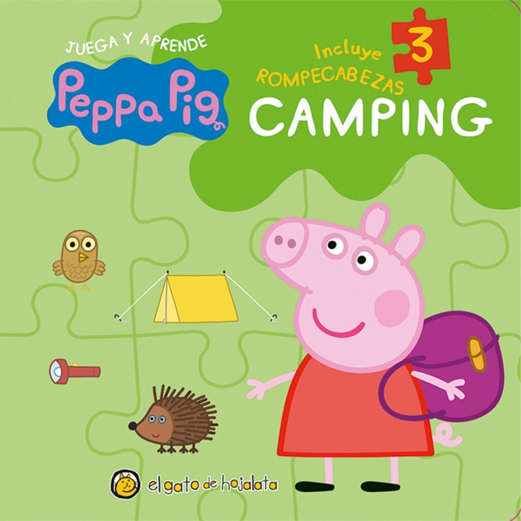Mi primer libro con rompecabezas: peppa pig "camping"