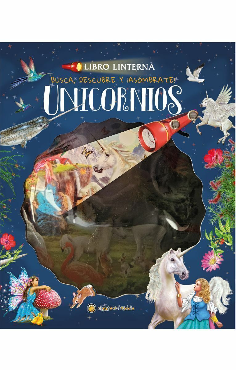 Libro linterna: unicornios