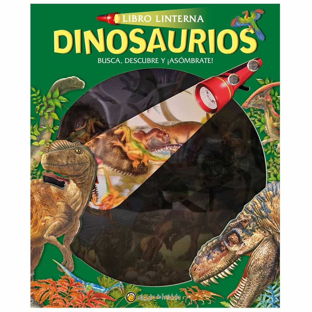 Libro linterna: dinosaurios