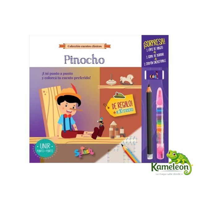 Unir punto a punto: Pinocho