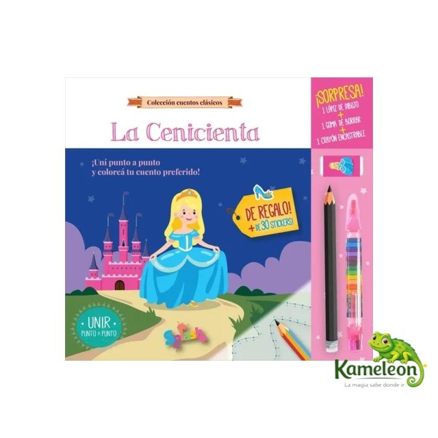 Unir punto a punto: La cenicienta