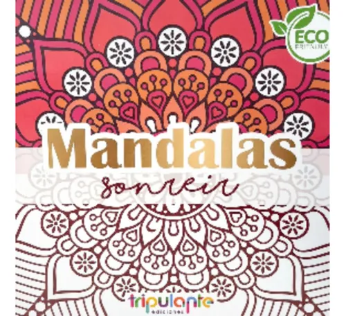 Libro para pintar mandalas sonreir