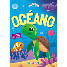 Libro para colorear arcoiris oceano