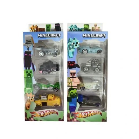 Minecraft set x 4 autos