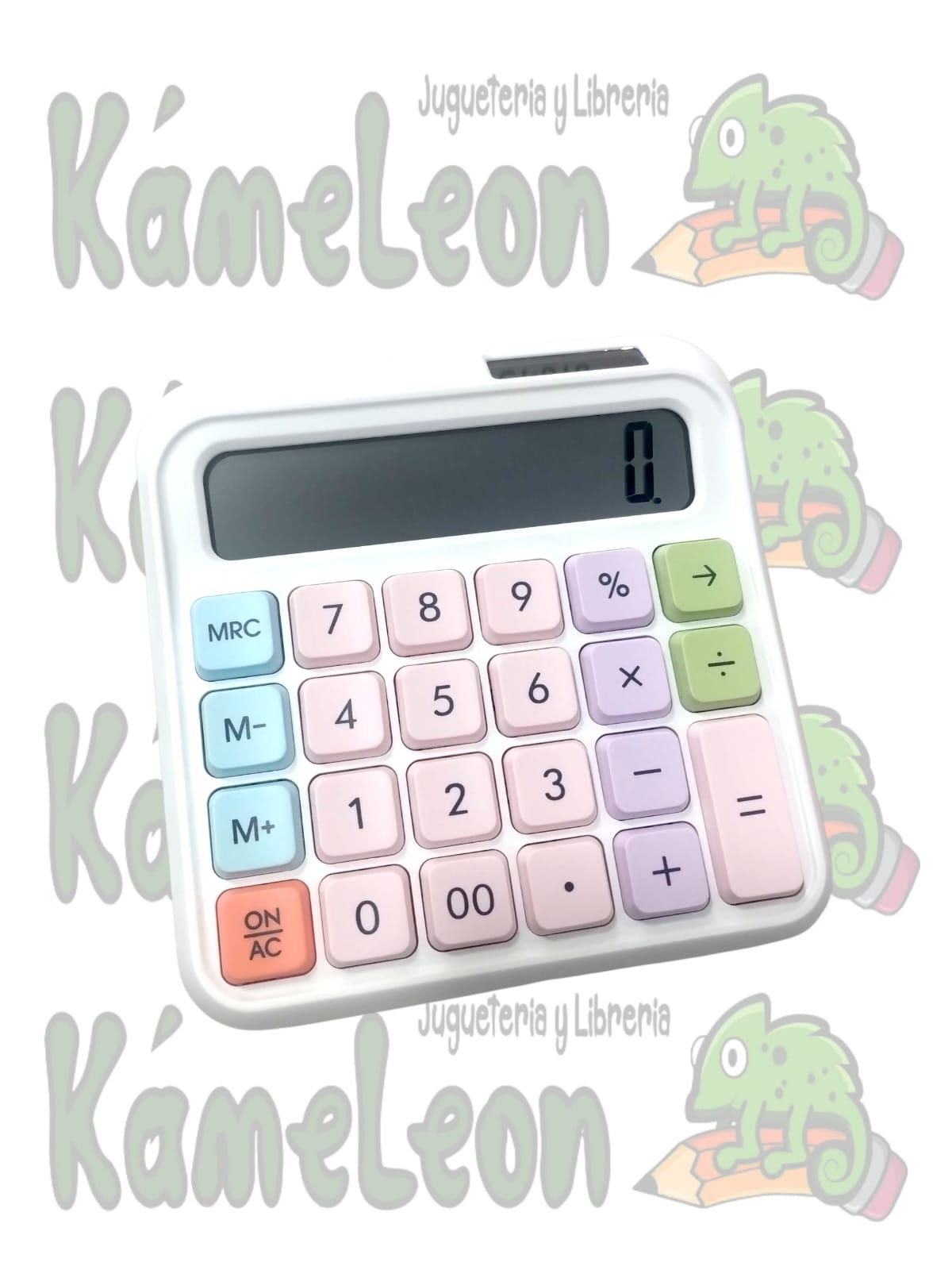 Calculadora c. pastel 12 digitos 