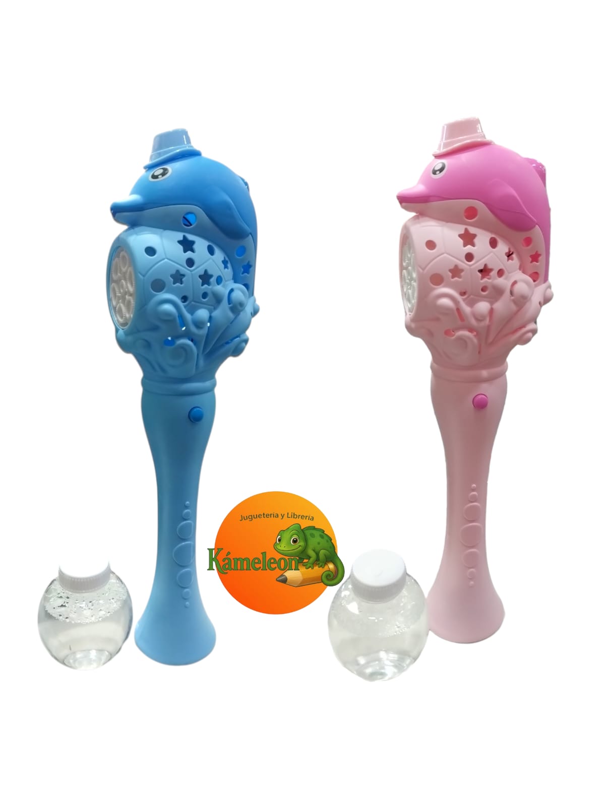 Burbujero electronico dolphin bubble stick