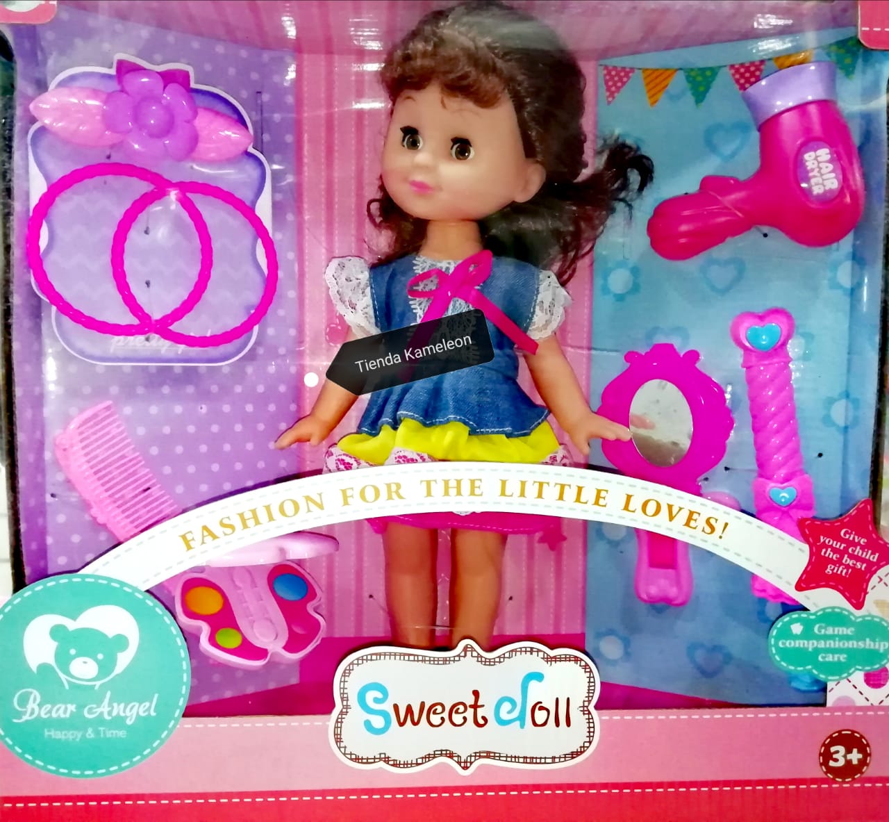 MuÑeca c/vestido + bijou + acc