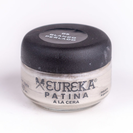 Patina eureka a la cera 05 blanco perlado 40 gr.