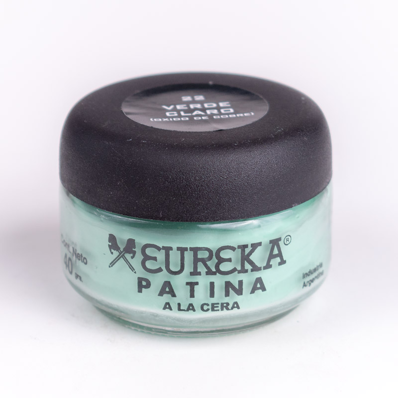 Patina eureka a la cera 22 verde calma 40gr.