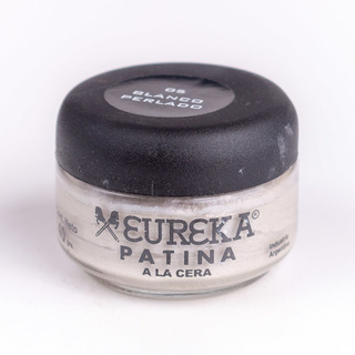 Patina eureka  a la cera 25 blanco 40 gr.