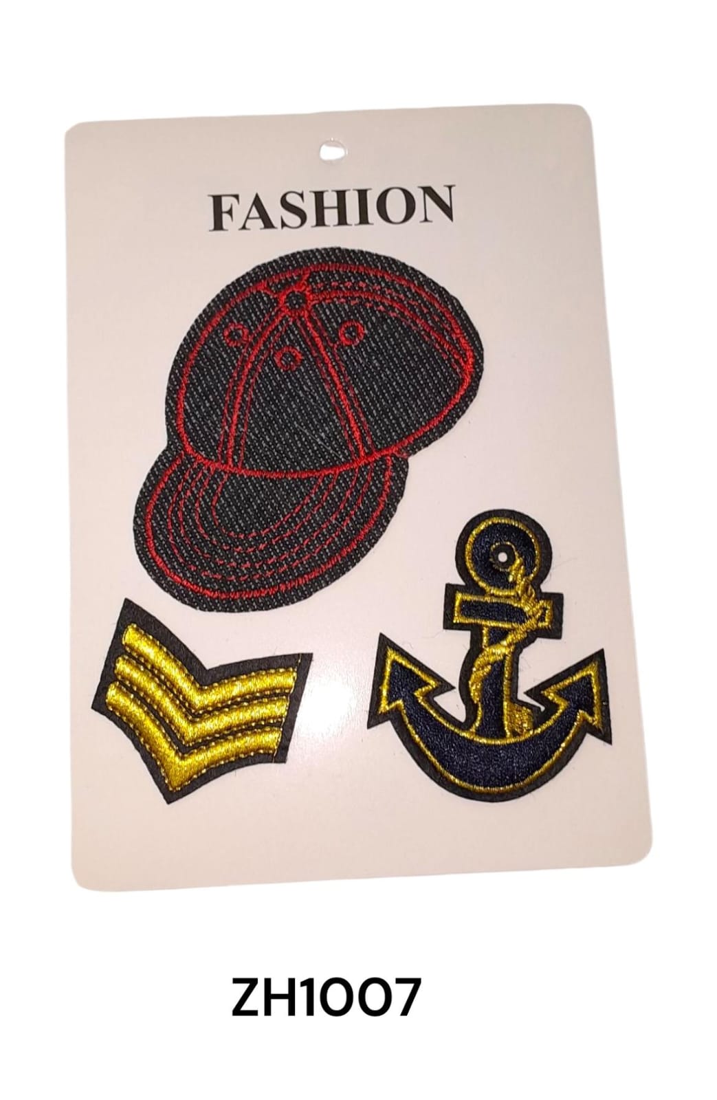 Parche gorra ancla insignia 